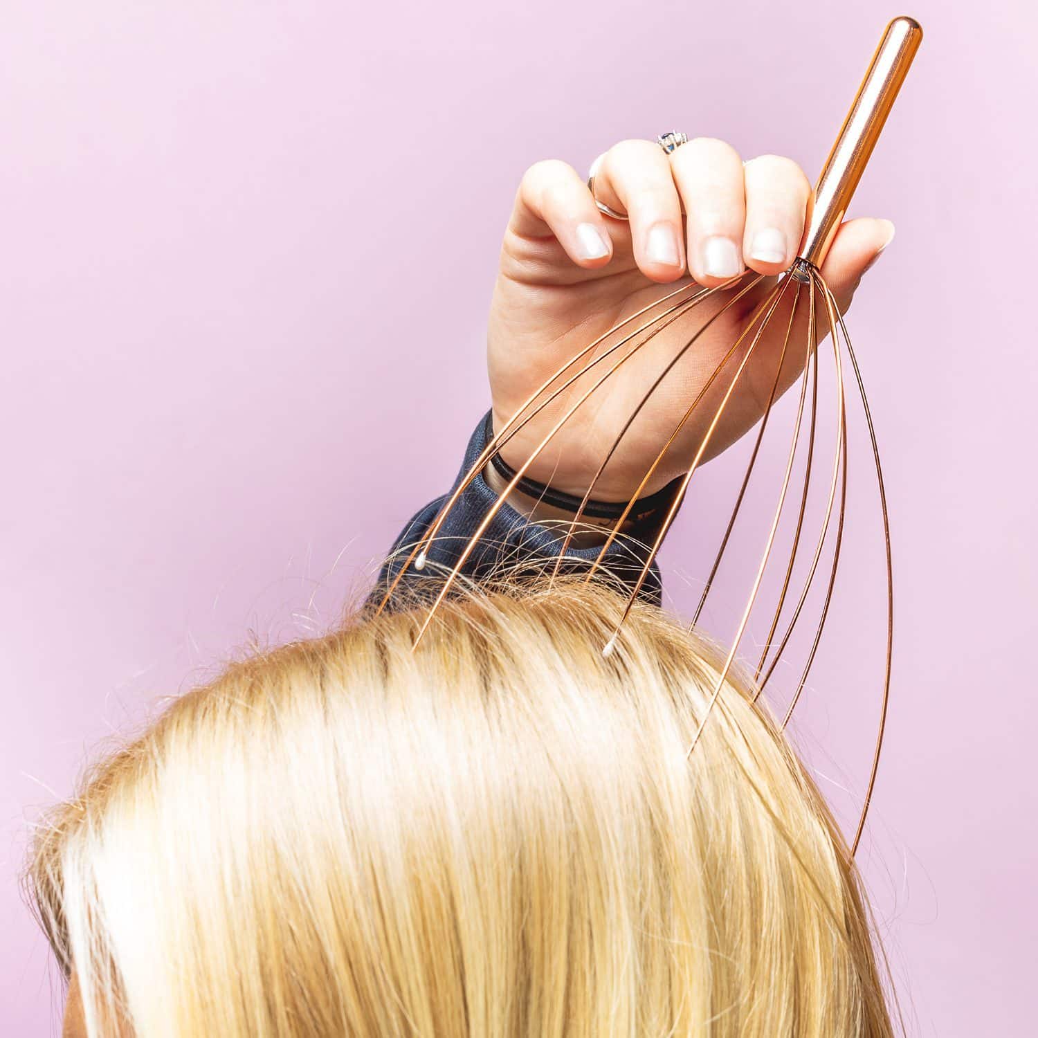 Kopfmassage Spin Kupfer