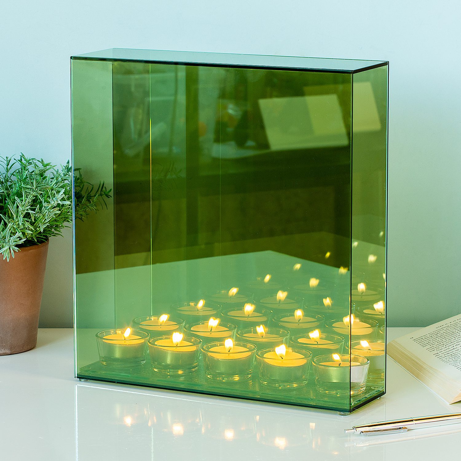 Infinity Teelichthalter