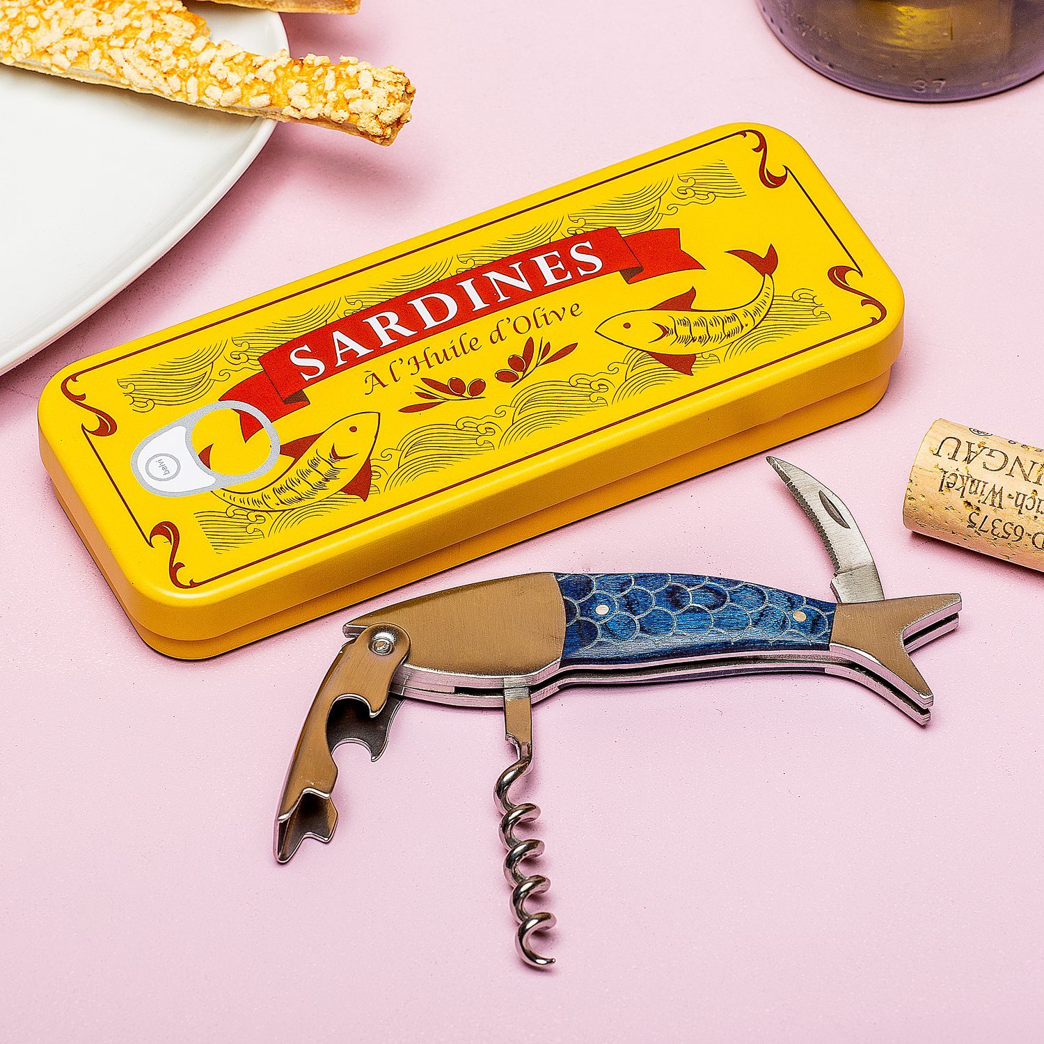 Sardinen Korkenzieher