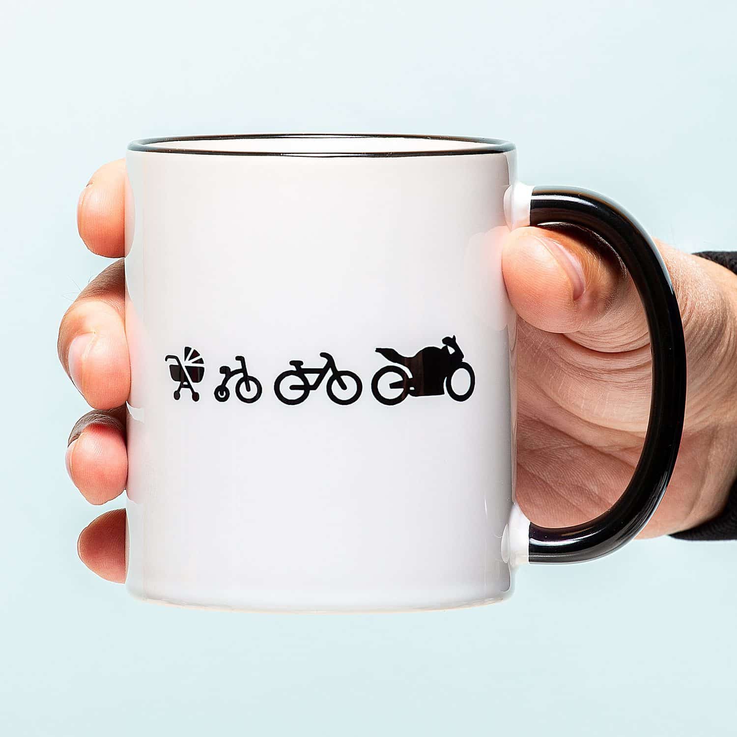 Tasse Motorrad Evolution