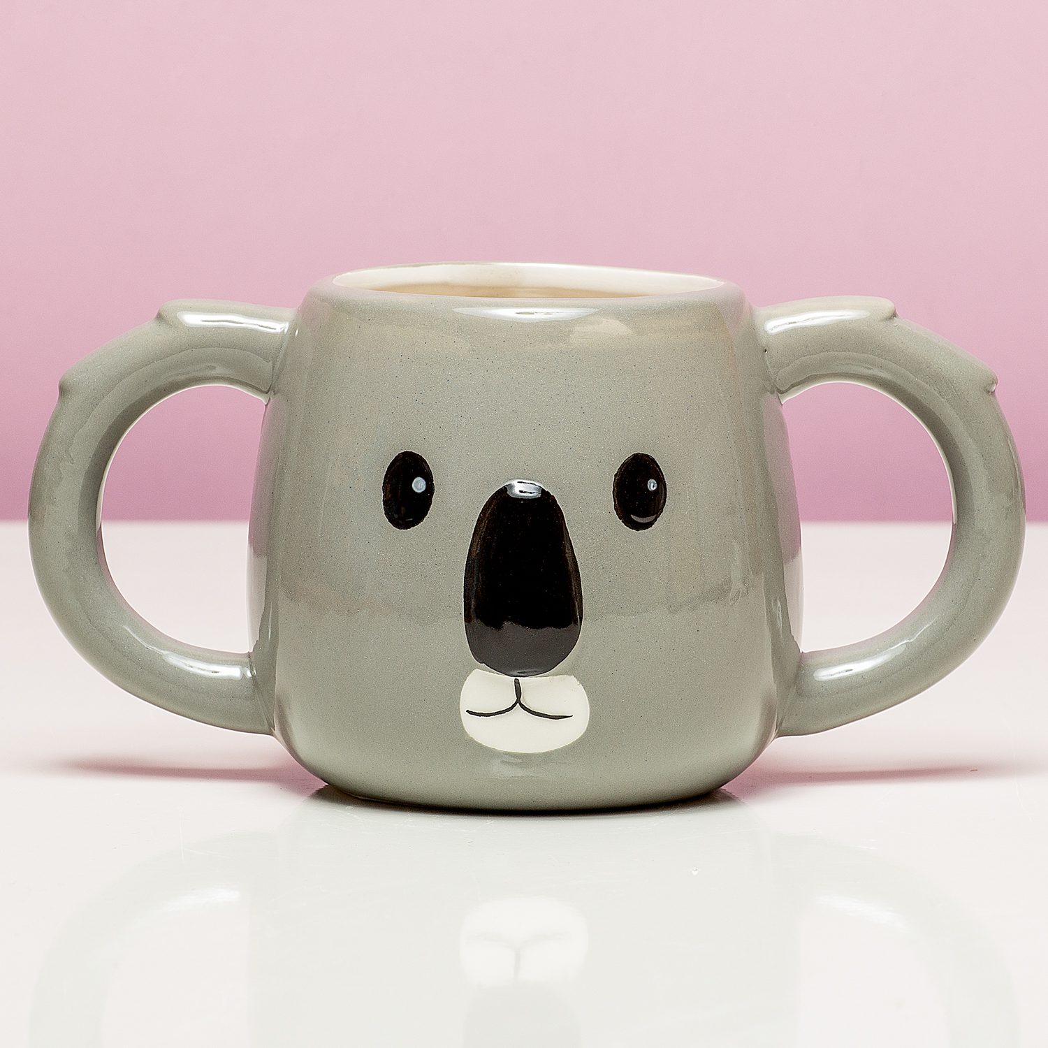 Tierbecher - Koala/grau