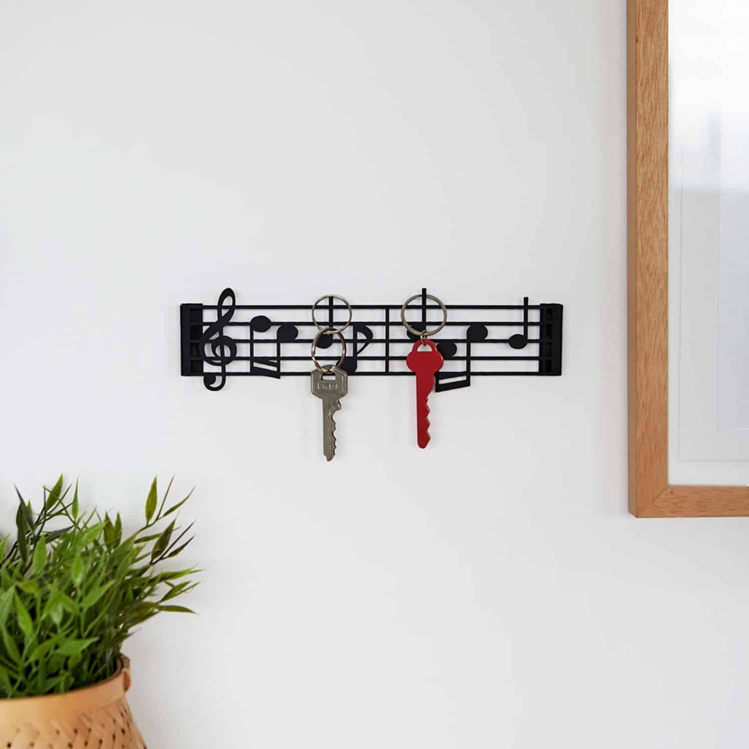 Musiknoten Regal - Schlüsselhalter