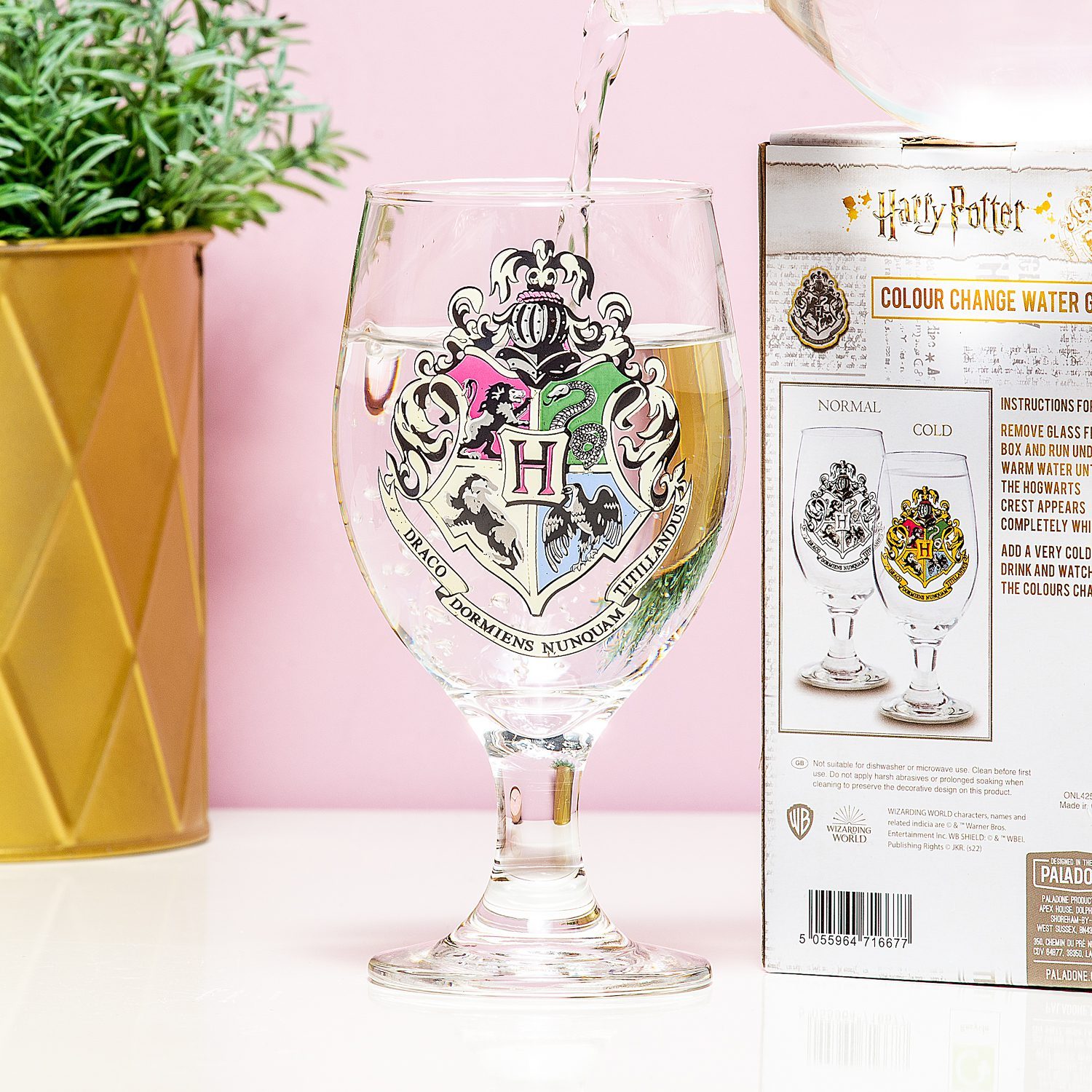 Harry Potter Hogwarts kälteempfindliches Glas