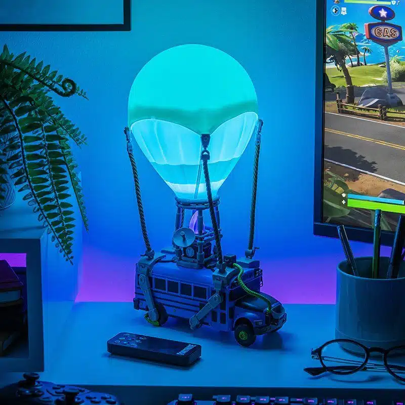 Fortnite Battle Bus Kopfhörerhalter und Lampe