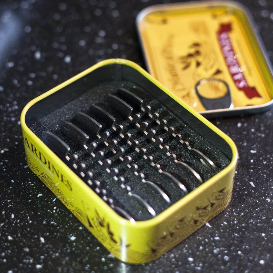 Sardinen Snackgabeln (Set von 6)