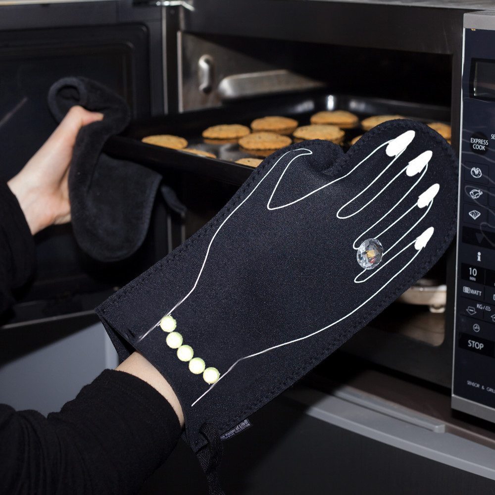 Ofenhandschuh mit Diamant