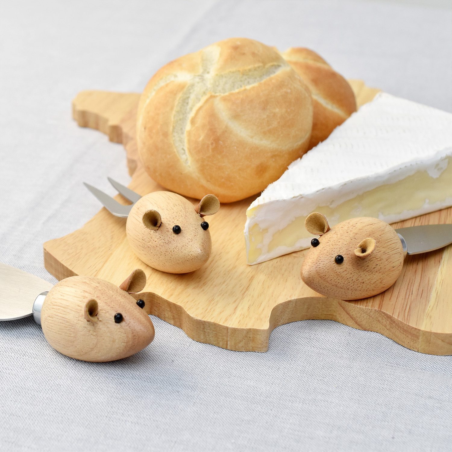 Maus Käsemesser (Set von 3)