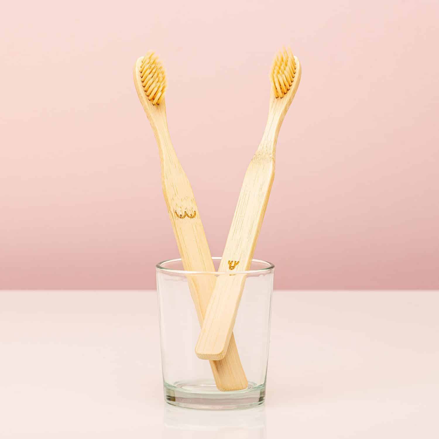 Bambuszahnbürsten (Set von 2) - Nudies