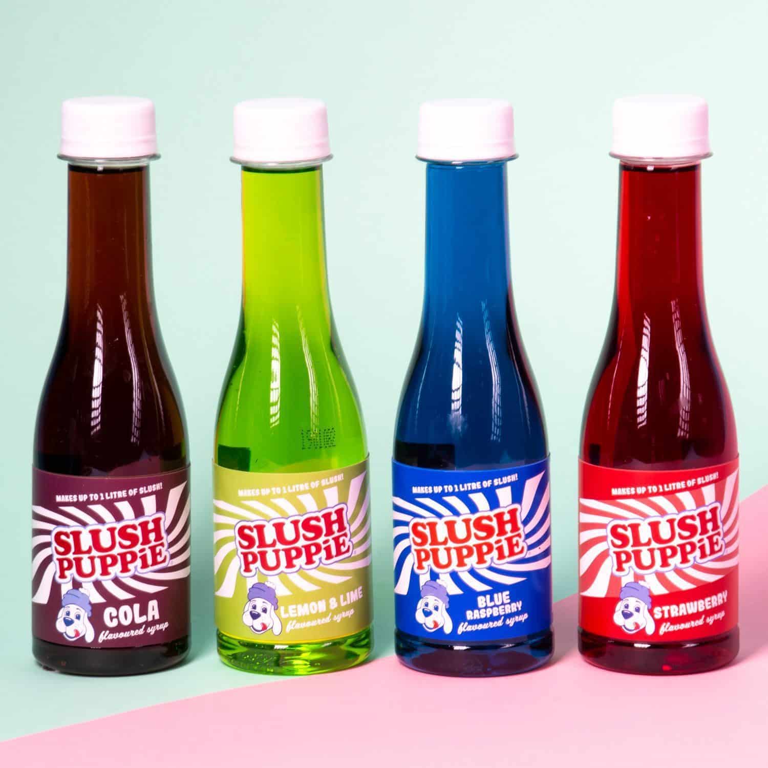 Slush Puppie Set mit 4 Sirupen