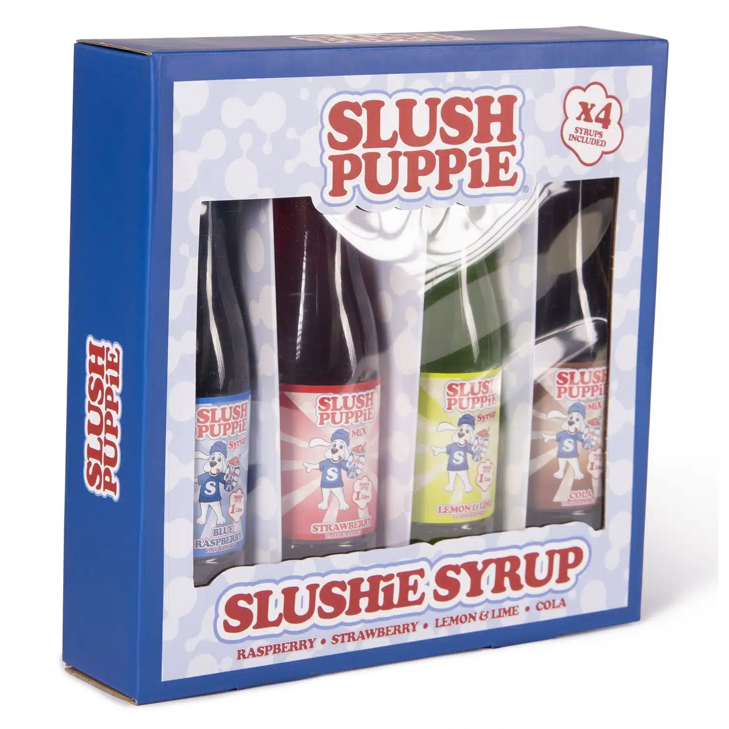 Slush Puppie Set mit 4 Sirupen