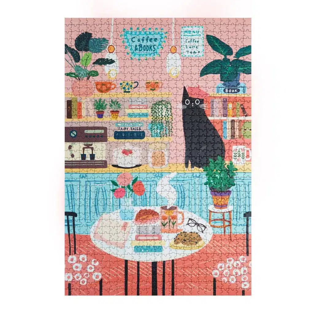 Katzen-Café Puzzle (1000 Teile)