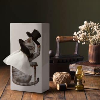 Katzen-Taschentuchhalter