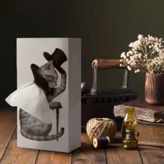 Katzen-Taschentuchhalter