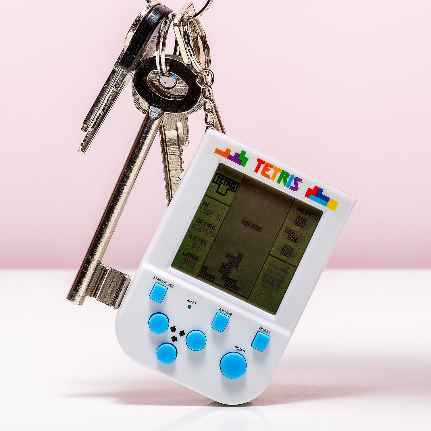 Tetris Spielkonsole mit Schlüsselanhänger