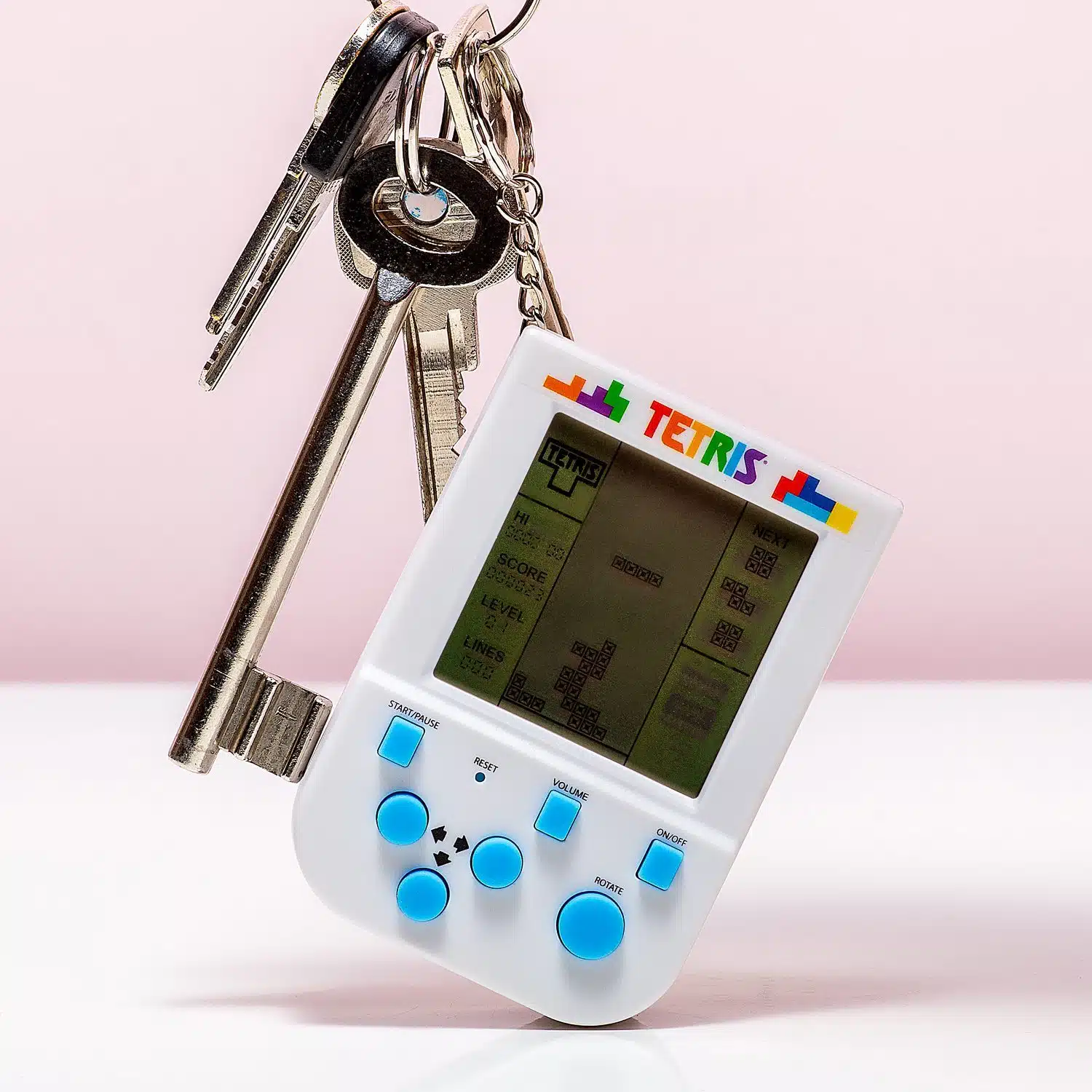 Tetris Spielkonsole mit Schlüsselanhänger
