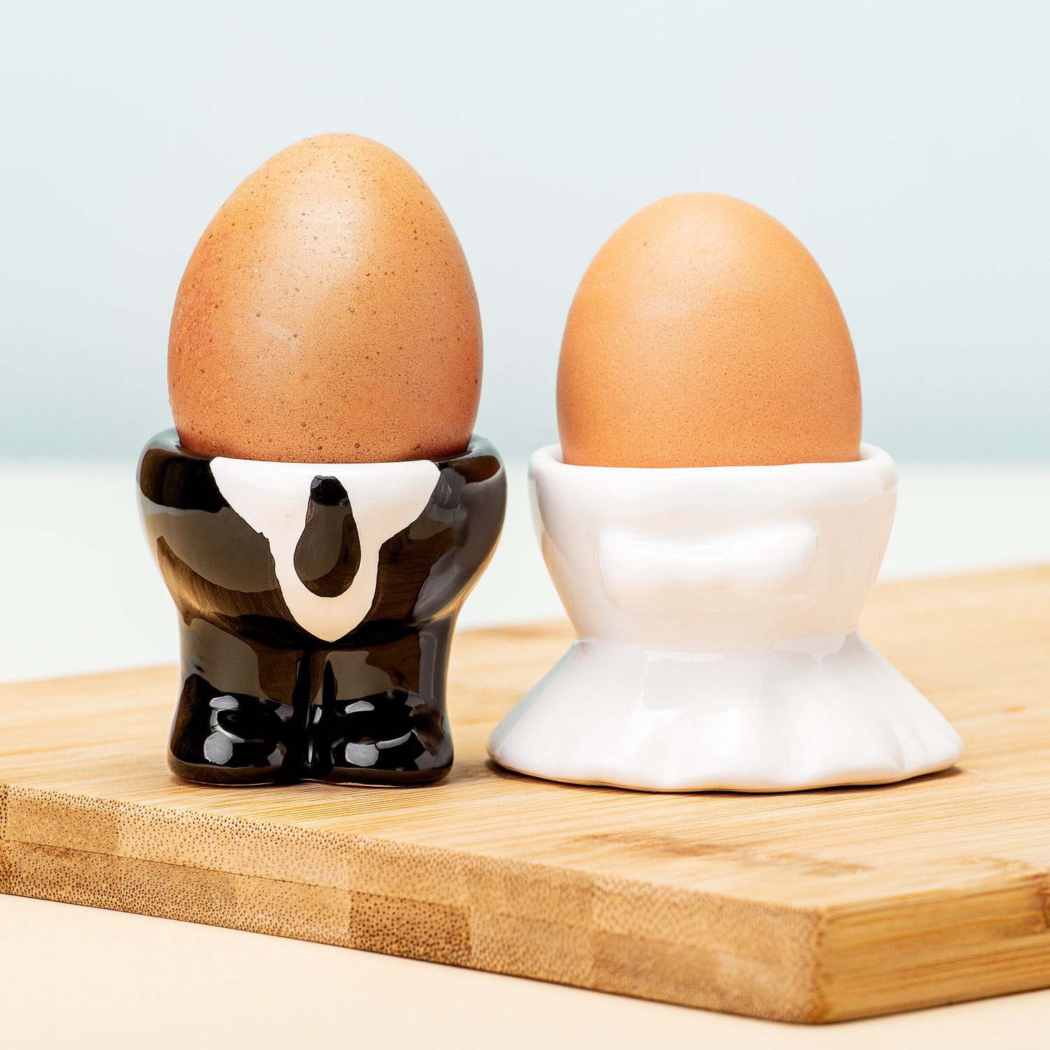 Bräutigam Braut Eierbecher