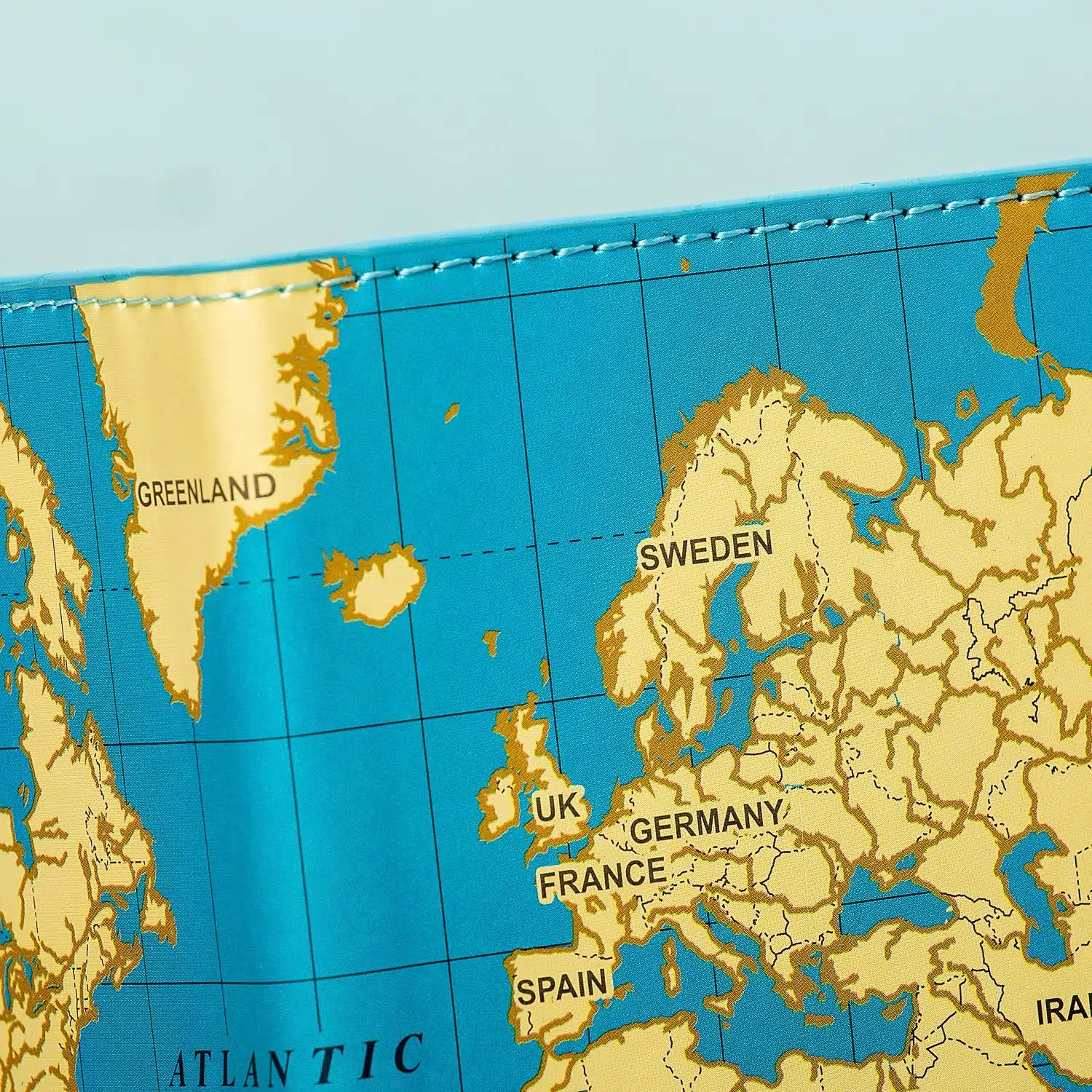 Wereldkaart-Passhülle