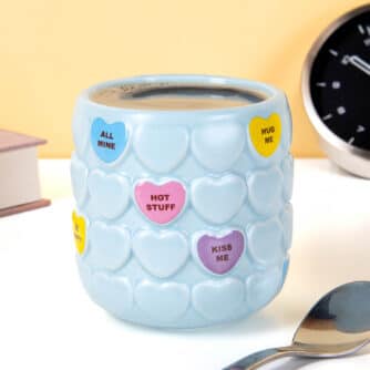 Bonbonherz Becher - Blau