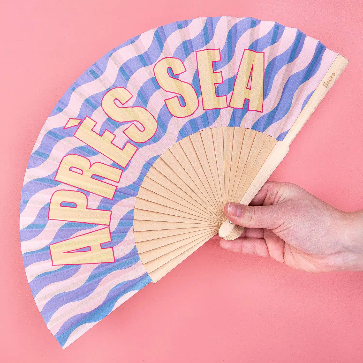 Houten waaier Après sea