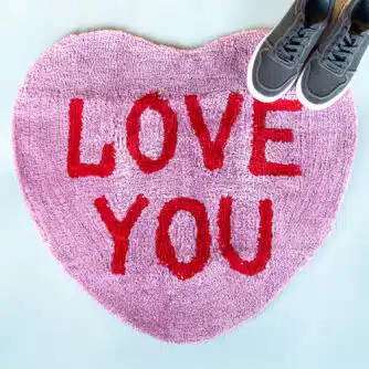 Love You Bonbonherz Teppich