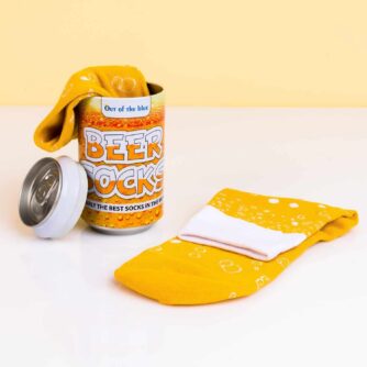 Gelbe Biersocken