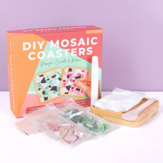 DIY mozaïek onderzetters (set van 2)