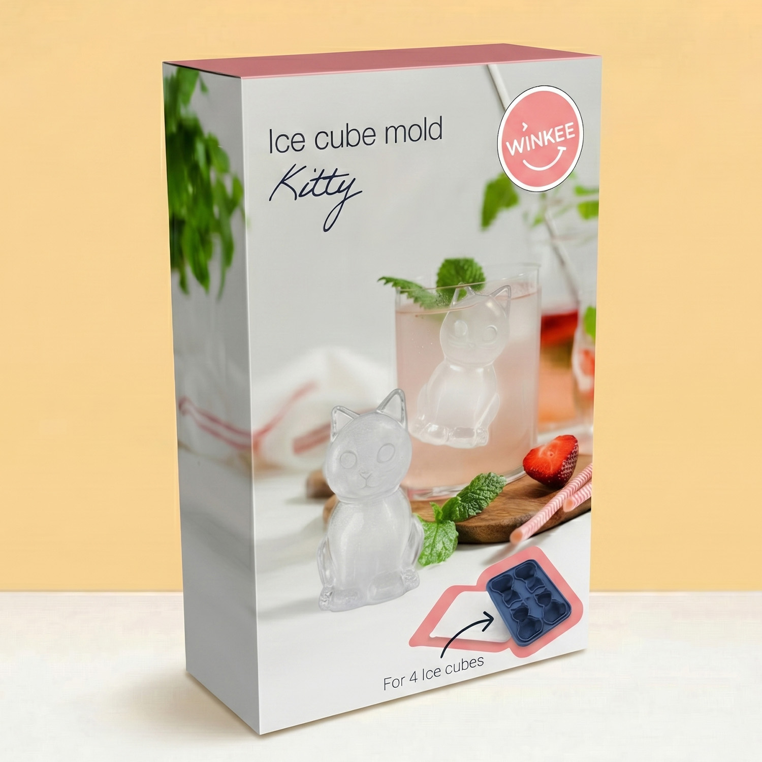 Kat ijsblokjesvorm-verpakking