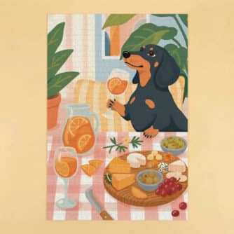 Hondenborrel puzzel (1000 stukjes)