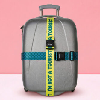 I'm not a tourist kofferriem (set van 2)