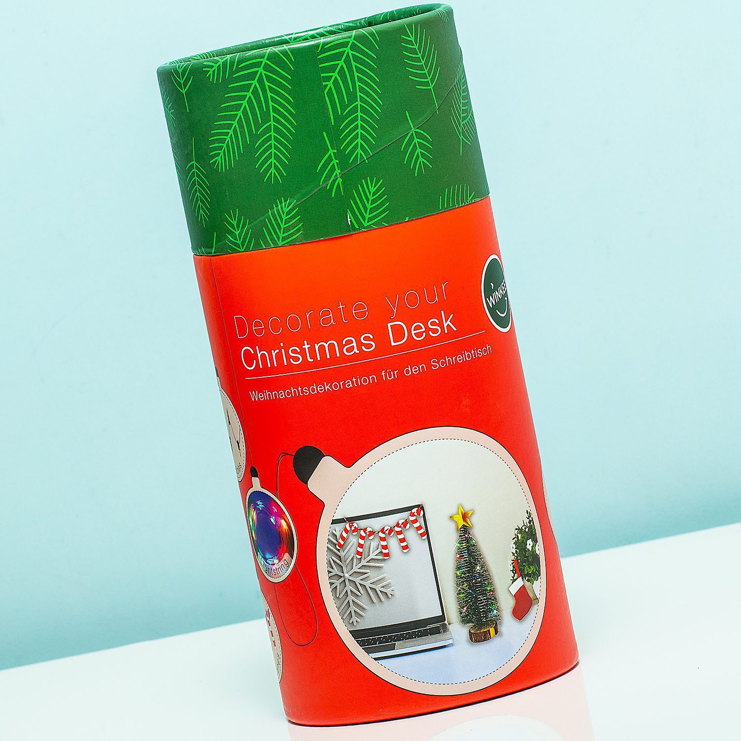 Schreibtisch Weihnachtsschmuck