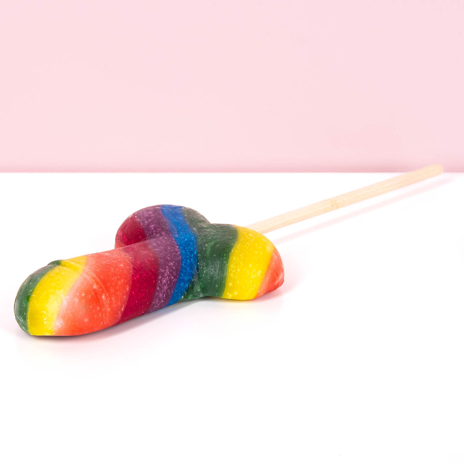 Regenboog Pride lolly-Vrijstaand