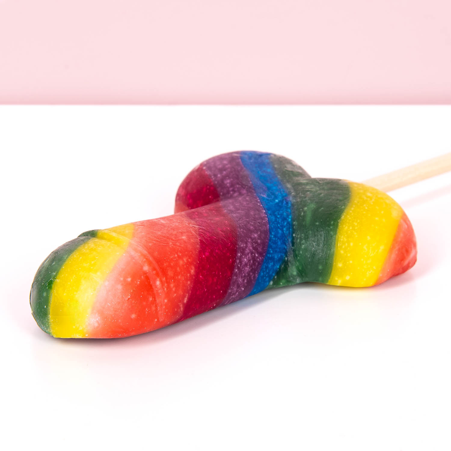 Regenboog Pride lolly-Detail