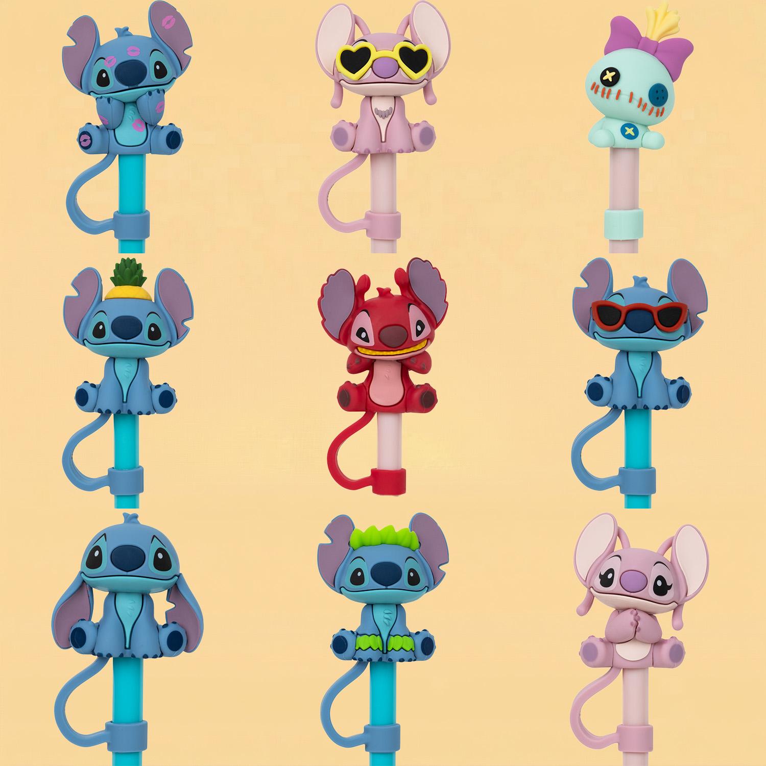 Stitch Straws with Toppers Blind Bag CDU 24-Detail 2