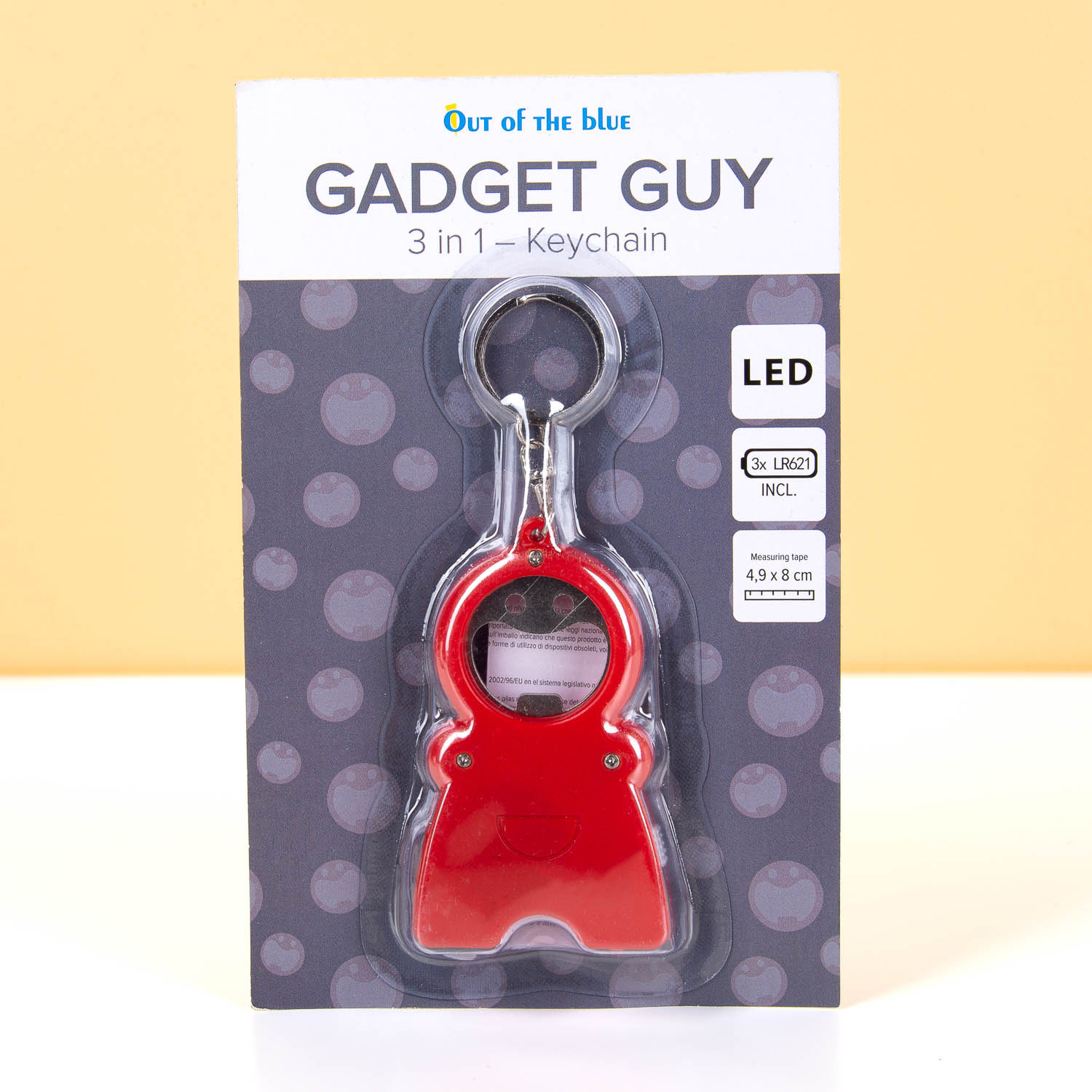 Metal keychain, Gadget Guy-verpakking