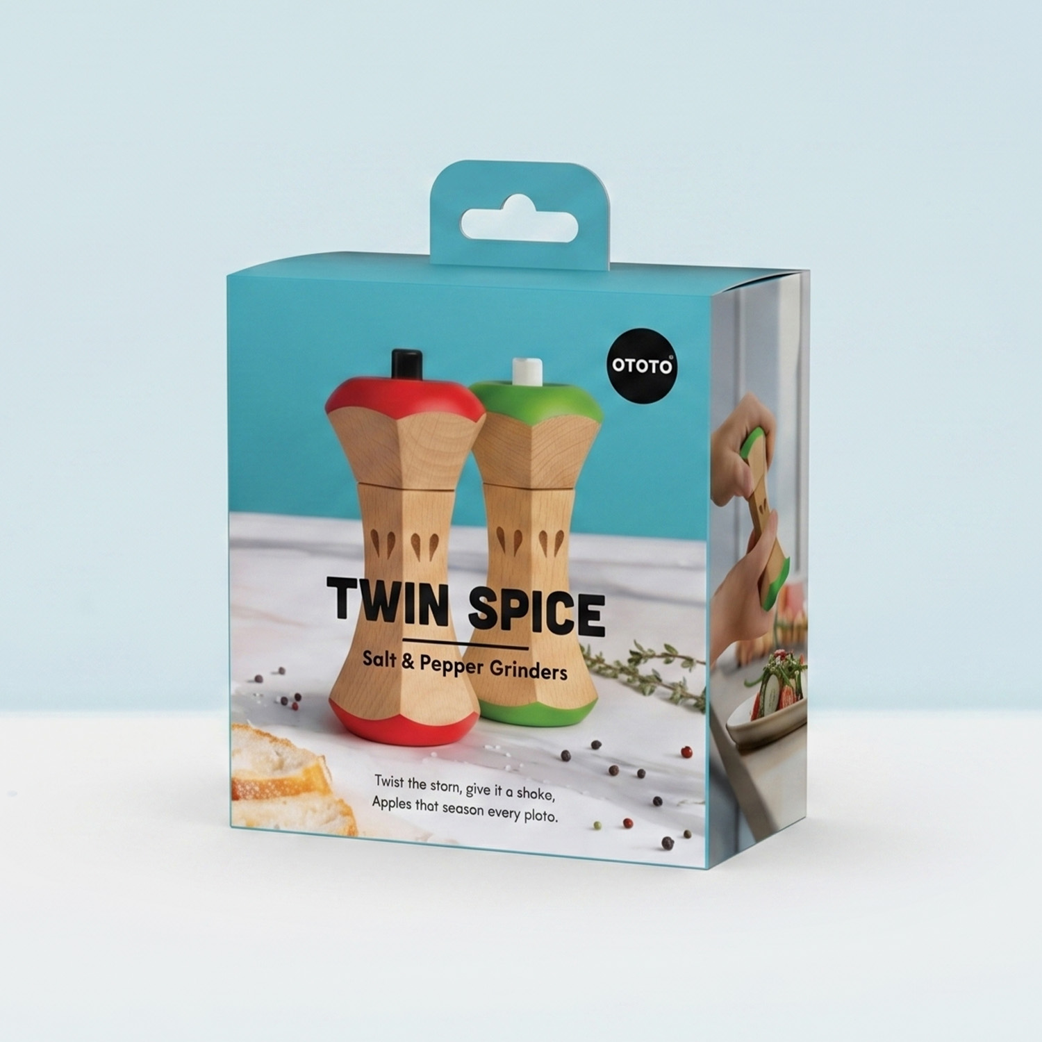 Appel peper- en zoutstel-Verpakking