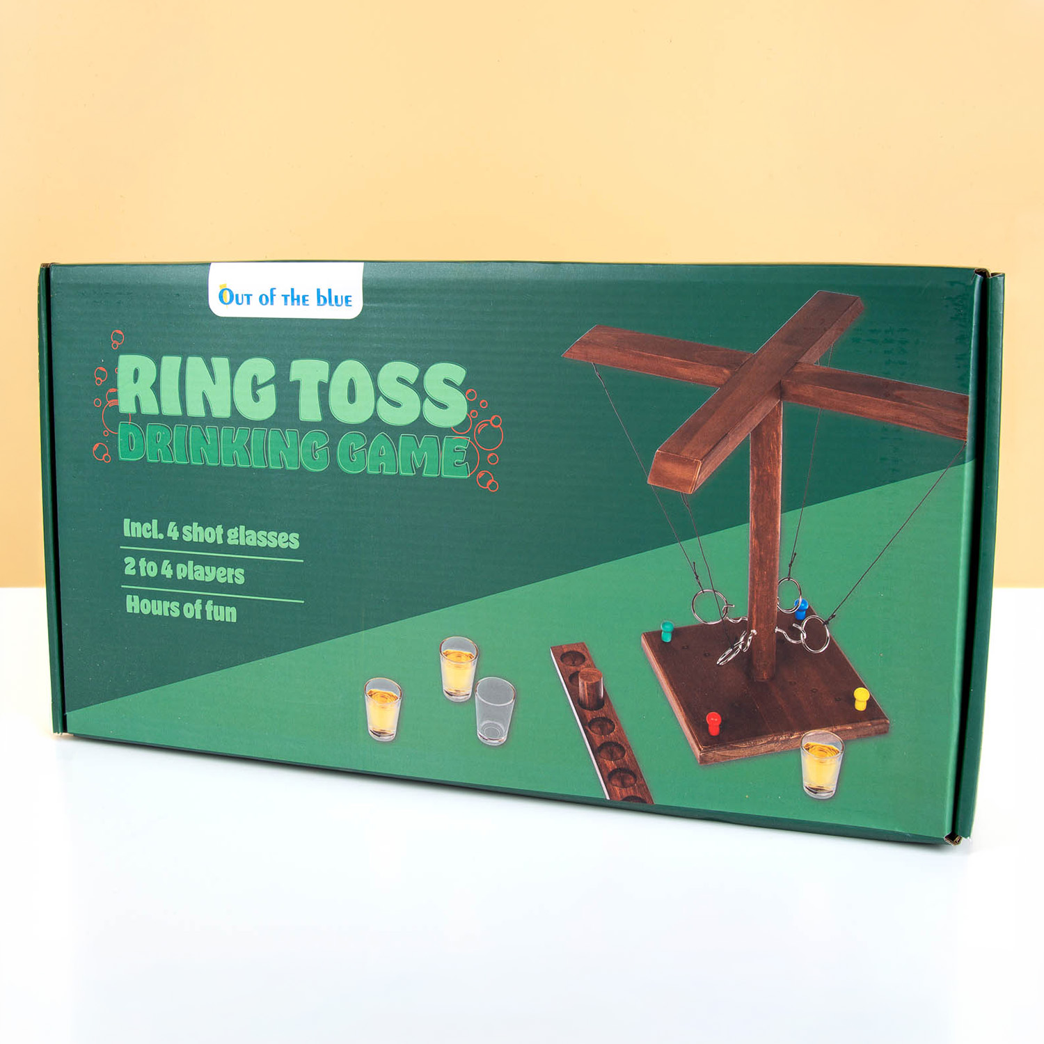 Wooden Ring Toss Drinking Game-Verpakking