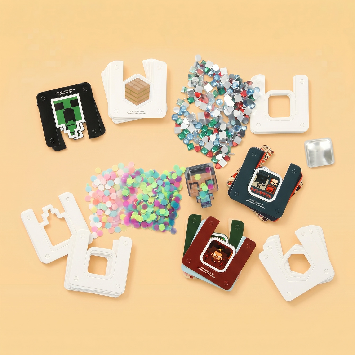 Minecraft 3D sticker maker navulset-Detail
