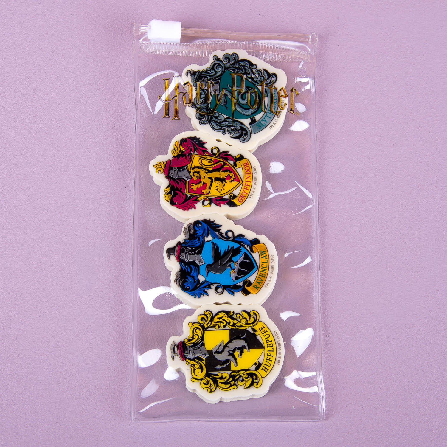 Eraser, Harry Potter, set of 4 -Verpakking