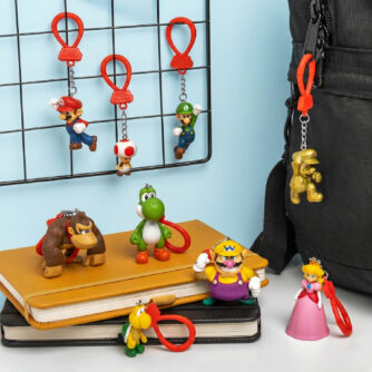 Super Mario Backpack Buddies CDU of 24pcs