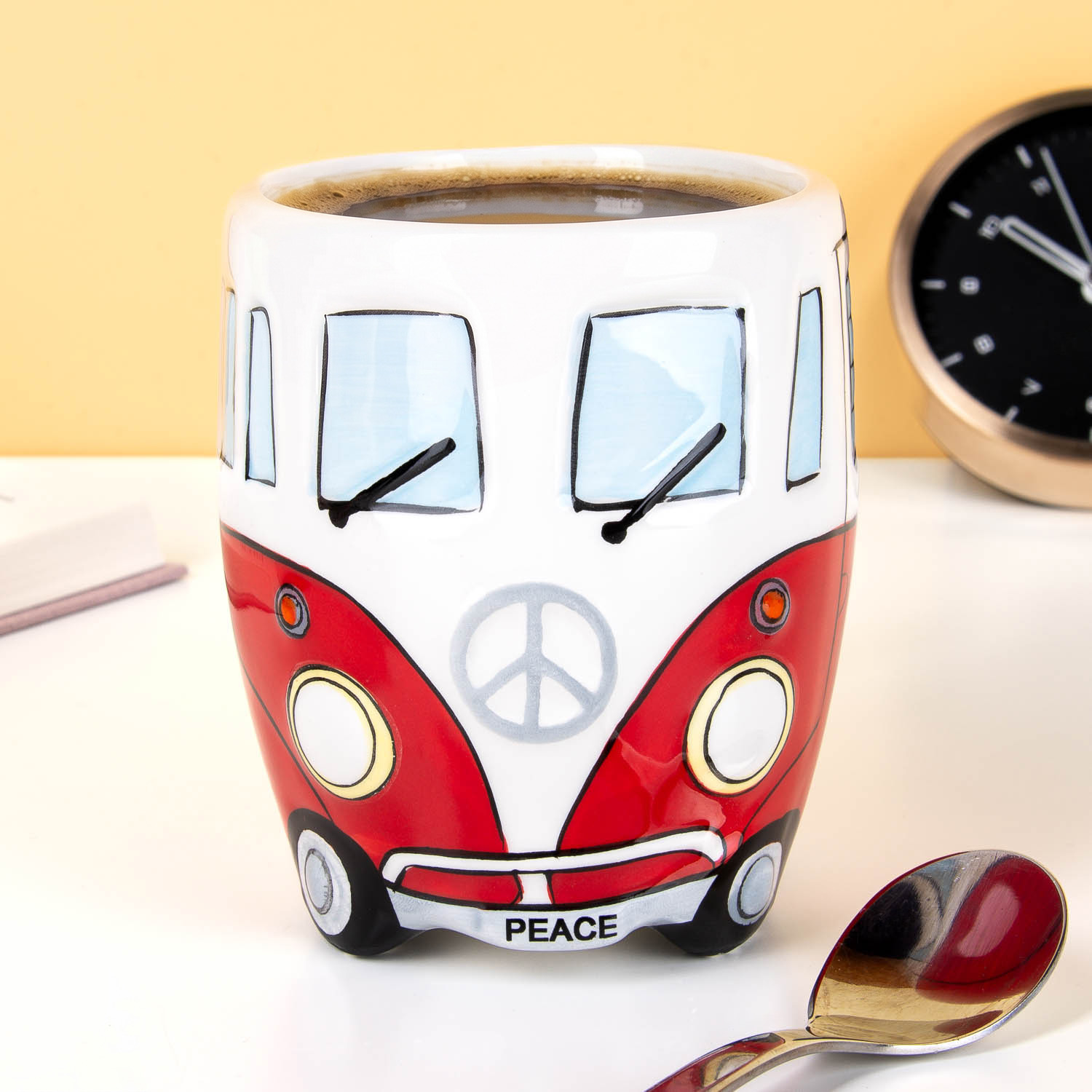 Mug, Camper Bus-Voor aanzicht