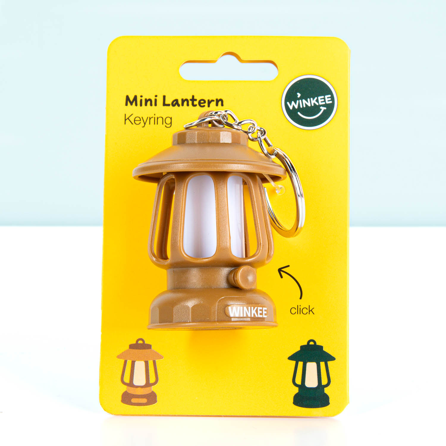 Mini lantaarn sleutelhanger met licht-Verpakking 1