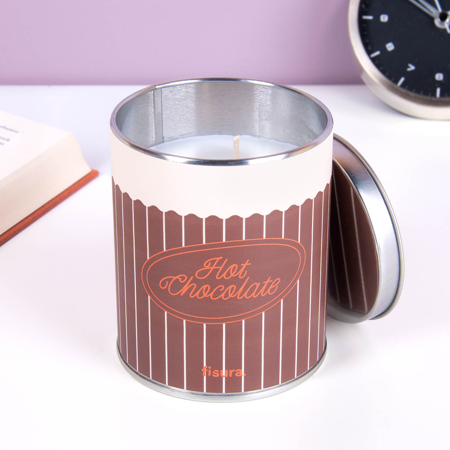 Hot chocolate geurkaars-Kaars uit