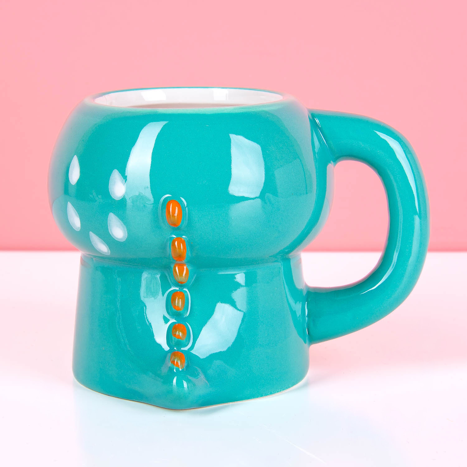 Dolomite Mug, Cookie Cuddler, Dinosaur-Achterkant