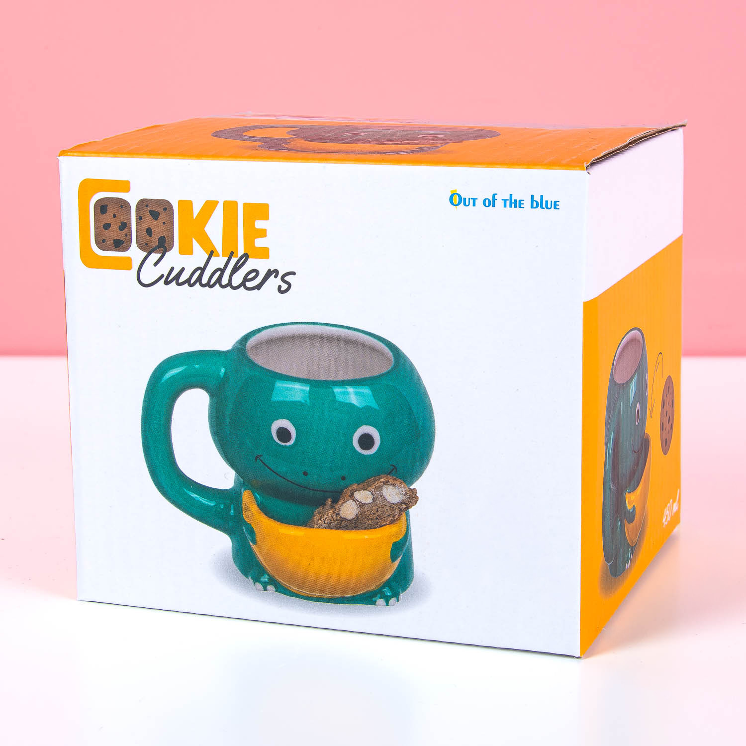 Dolomite Mug, Cookie Cuddler, Dinosaur-Verpakking