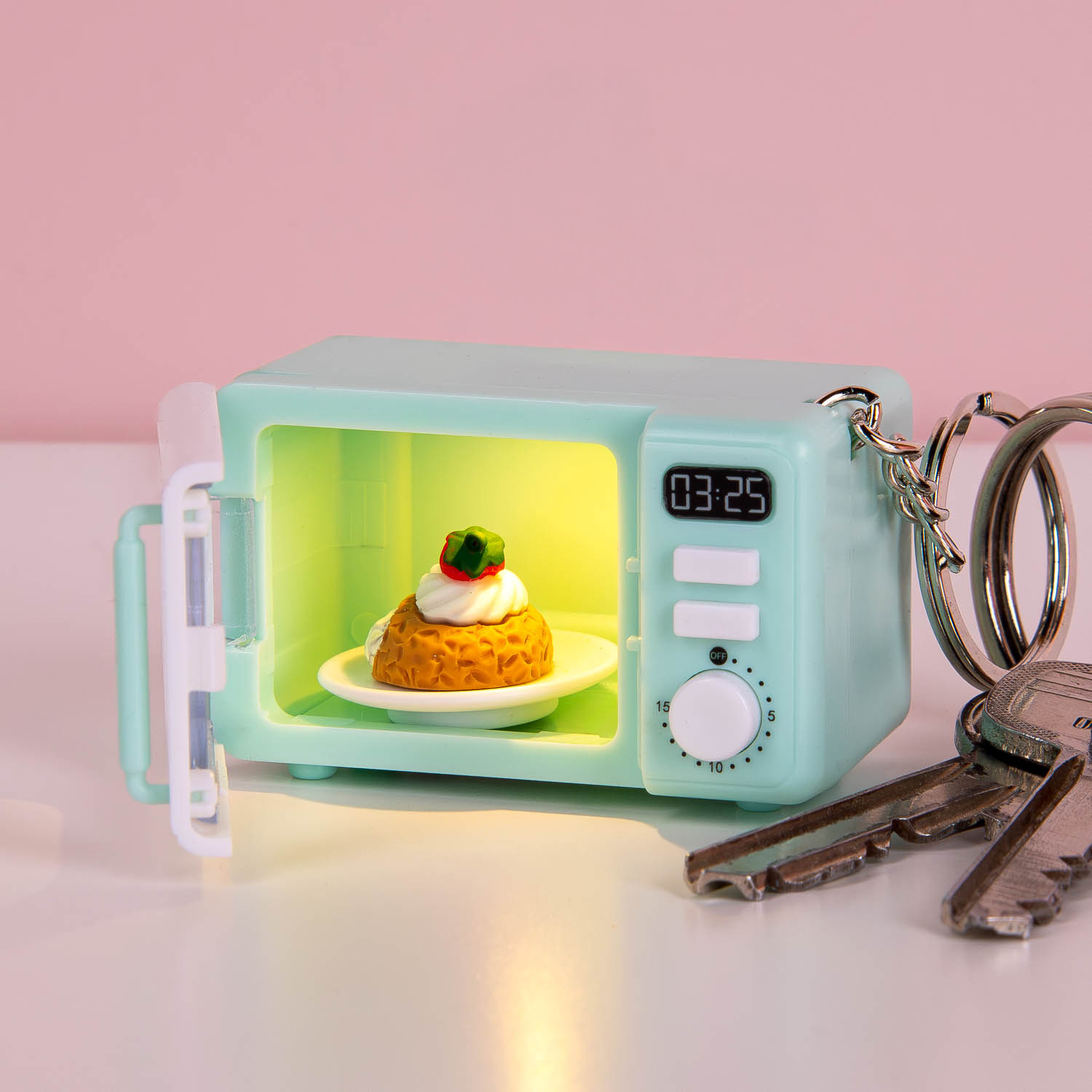 Magnetron sleutelhanger met licht en geluid-Licht aan