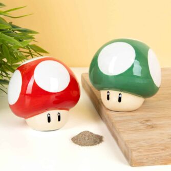 Super Mario Mushroom Salz- und Pfefferstreuer-Set