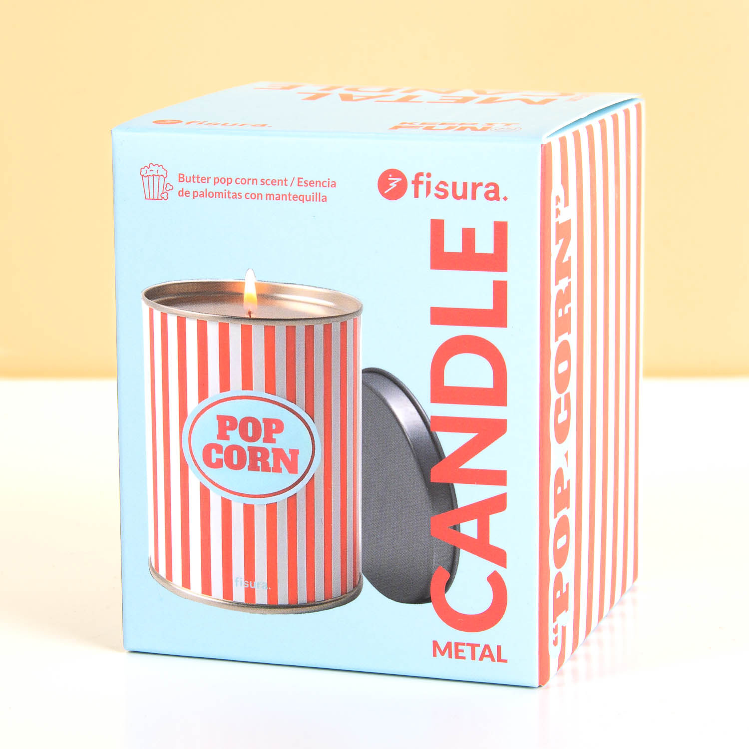 Popcorn geurkaars-Verpakking