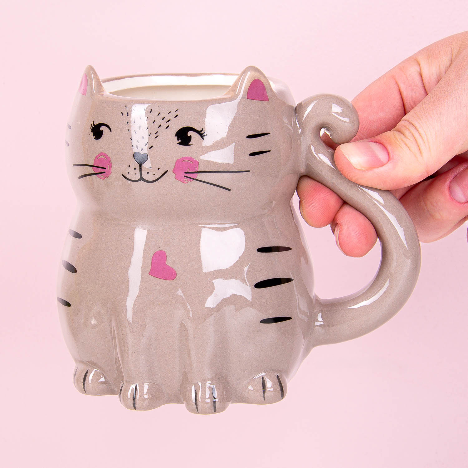 Kitten mok-Met hand