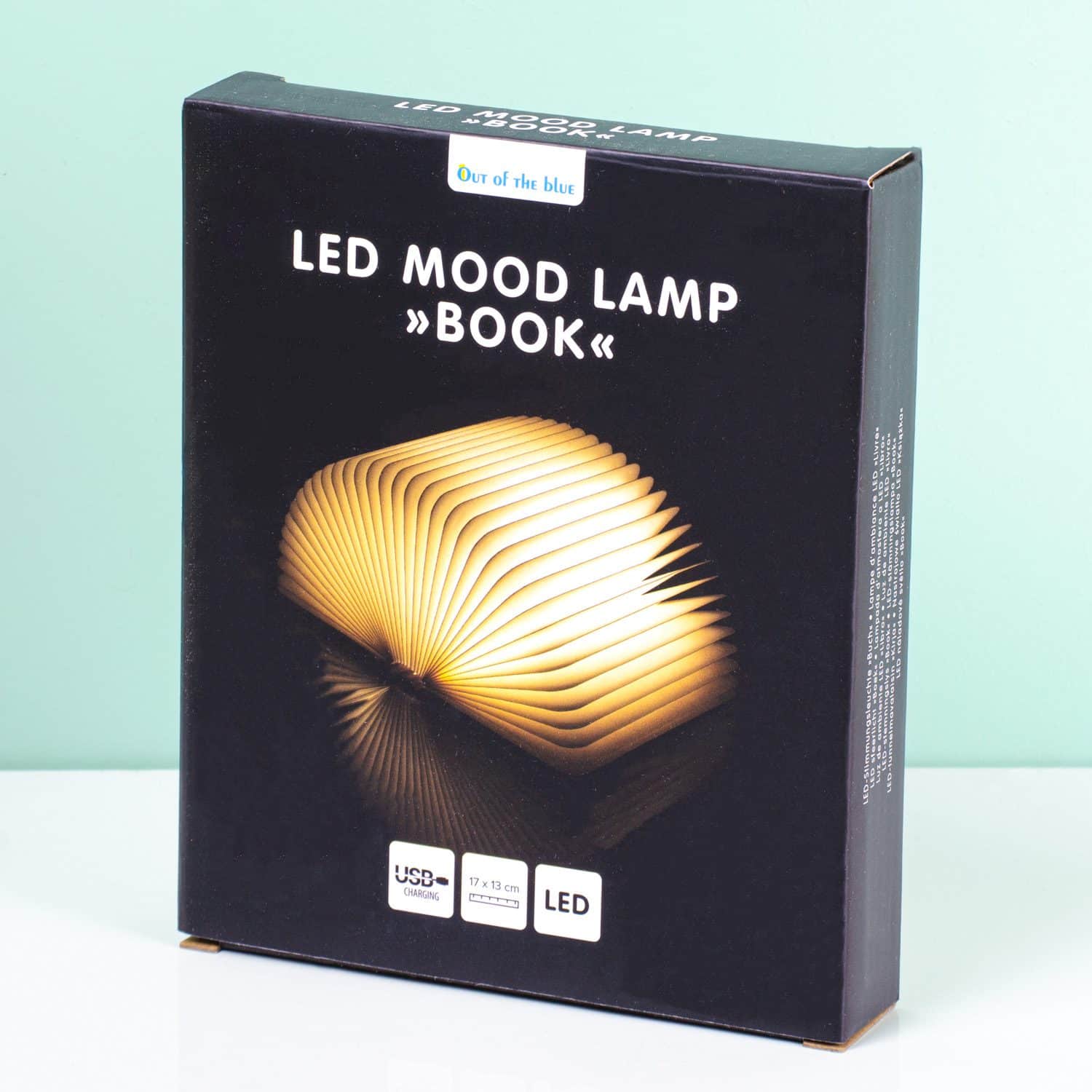 Boek ledlamp - verpakking